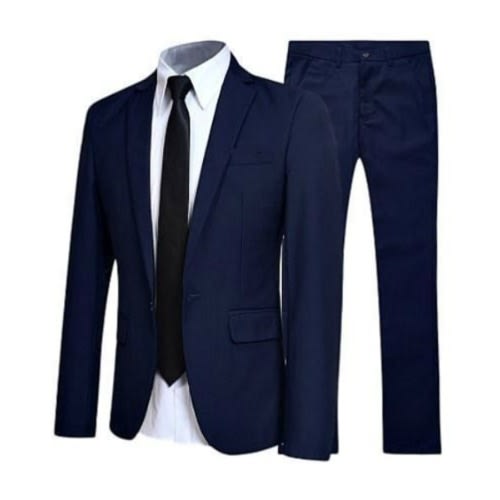 Executive Men's Suit - Navy Blue
