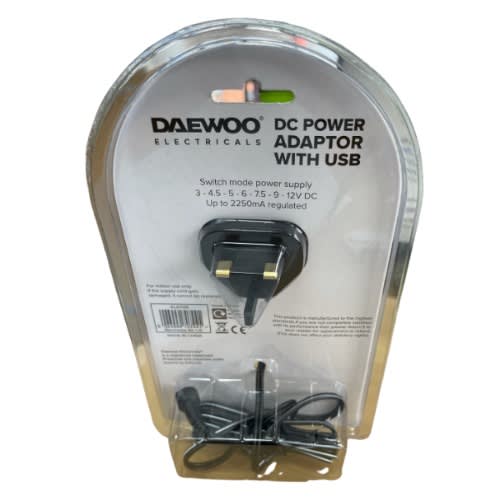Daewoo 2250mAh AC/DC Power Adapter