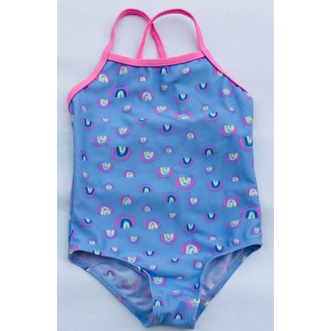Girls Arch Print Swimwear
