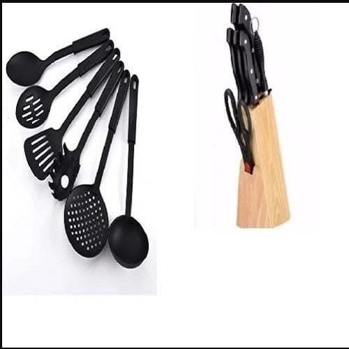 Knife Set & Cooking Spoon