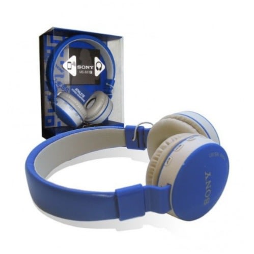 Ms-881f 108db Bluetooth Headphones - Blue