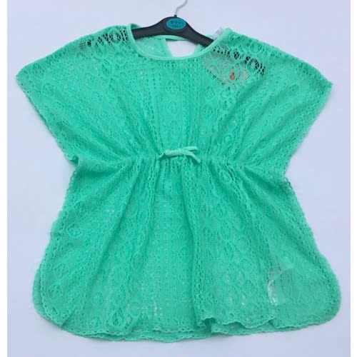 Girl’s Lacey Dress- Aqua Green