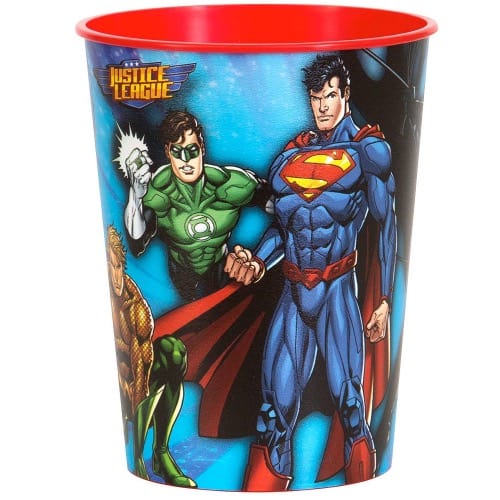 Justice League 16oz Plastic Favor Cup