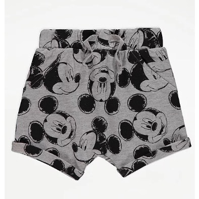 Disney Mickey Mouse Grey T-shirt And Shorts Outfit