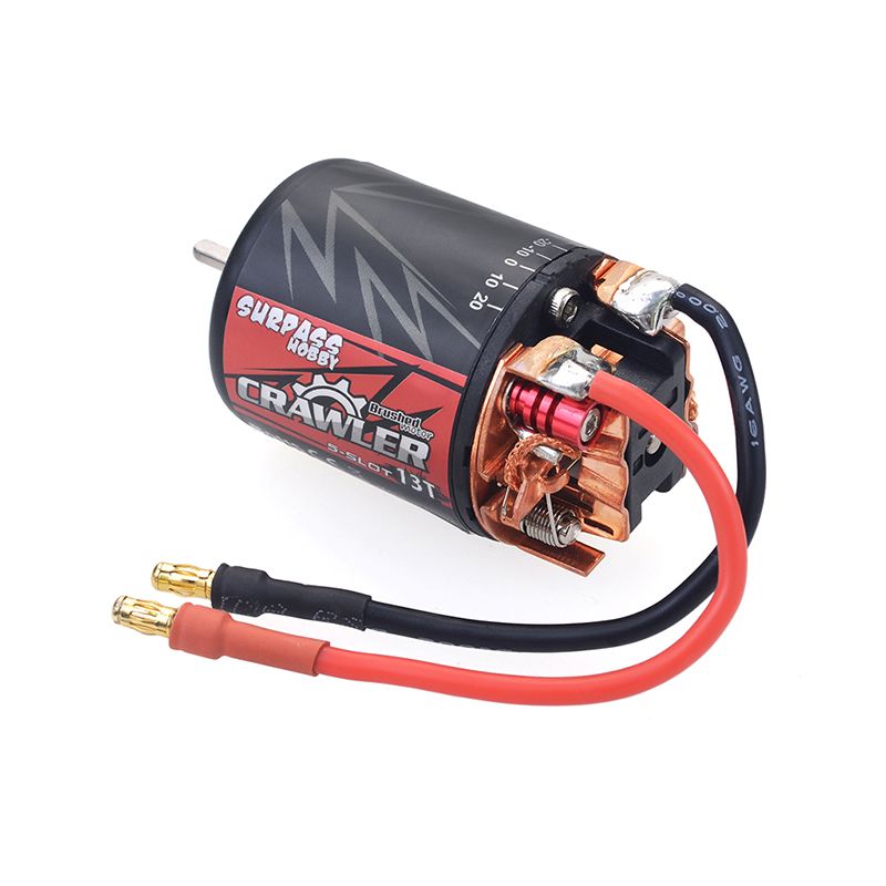 5-Slot 550 540 10T 11T 12T 13T 16T 20T Brushed Motor 60A 80A ESC 1/10 RC Crawler Car Axial SCX10 90046 AXI03007 JL Traxxas TRX-4