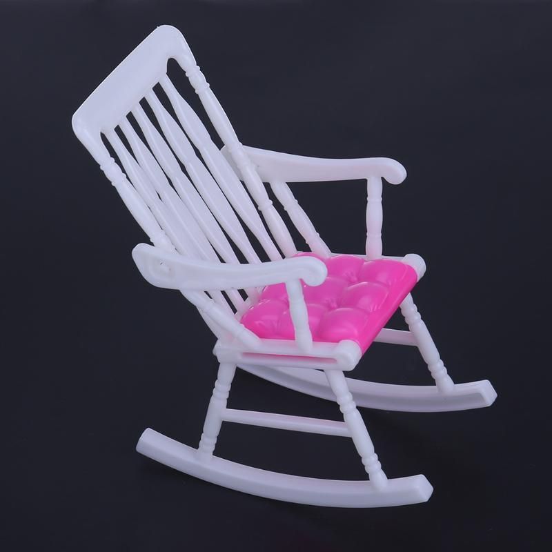 1pc Mini Doll Rocking Chair for Doll House Furniture Toy