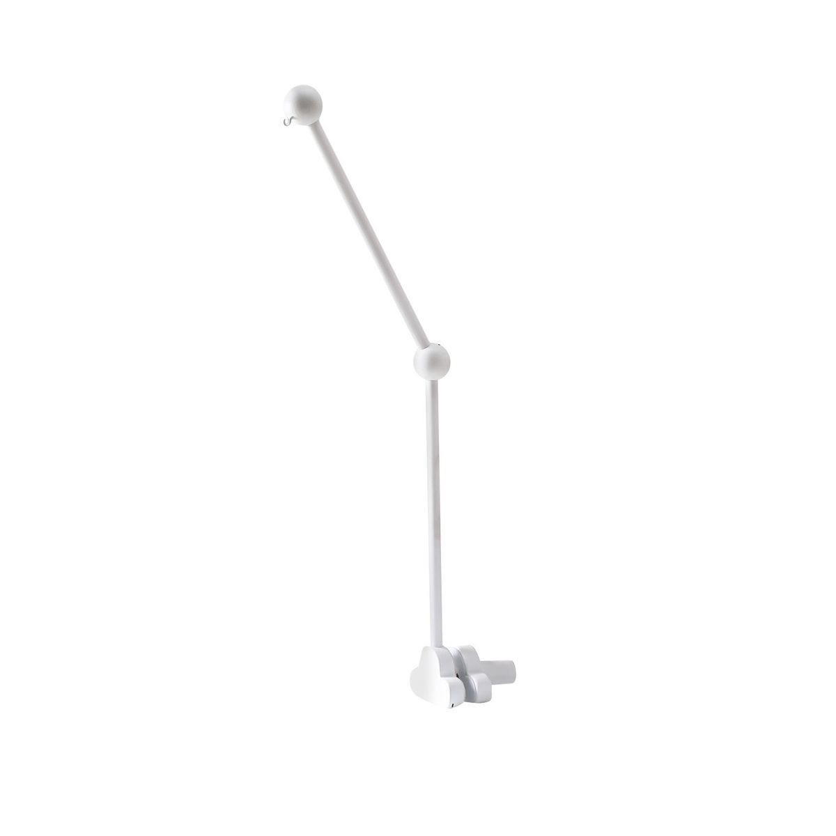 Crib Mobile Holder Crib Attachment Music Box Holder White
