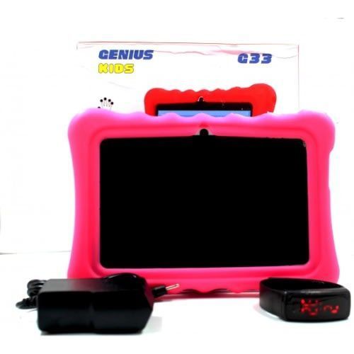 G33 KIDS G33 - 7″ - 16GB Storage, 2GB RAM - Android - Wi-fi Kids Tablet, Pre-installed Apps & Games Plus Free Case - Pink