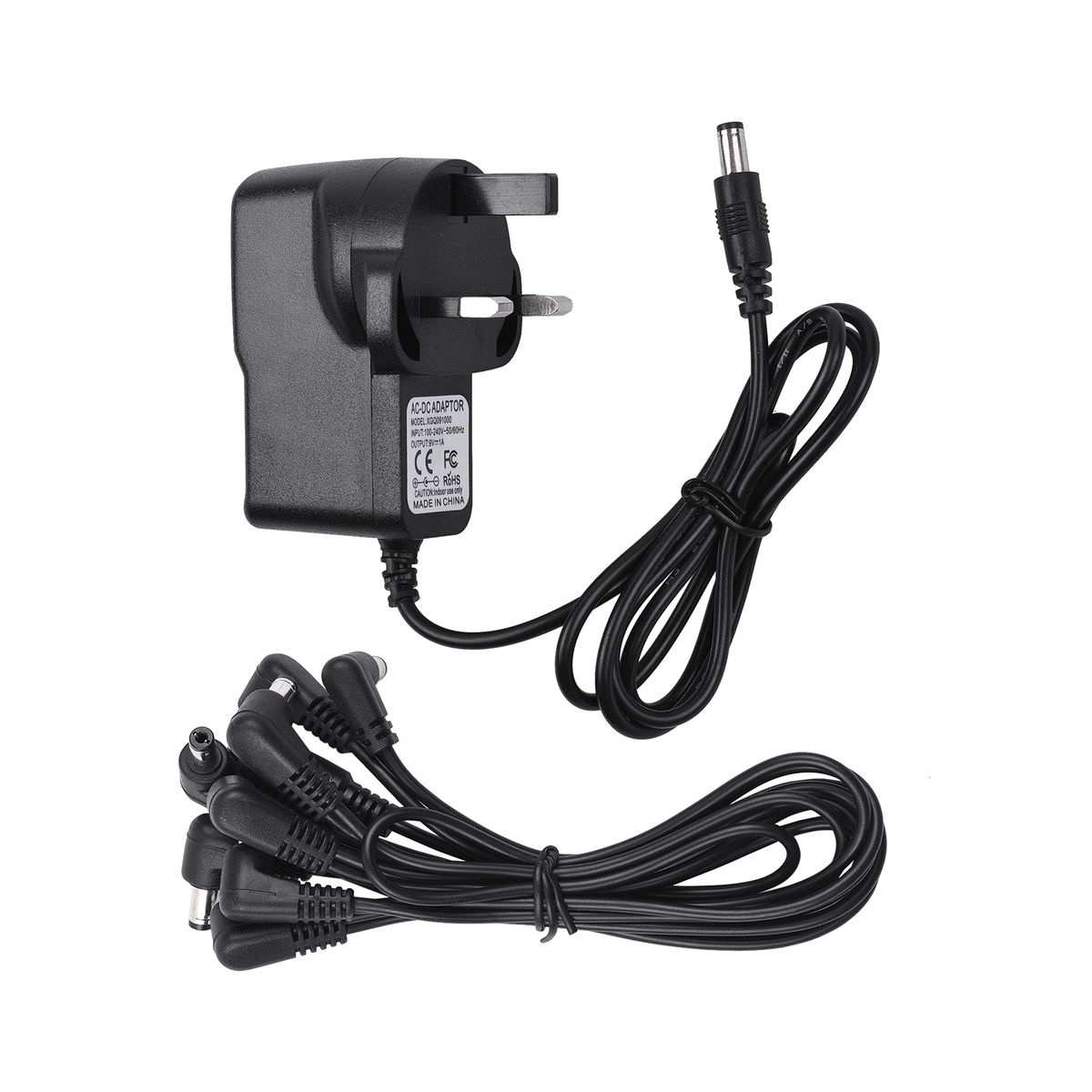 Guitar Effect Pedal Supply Adapter With 8 Ways Daisy Chain