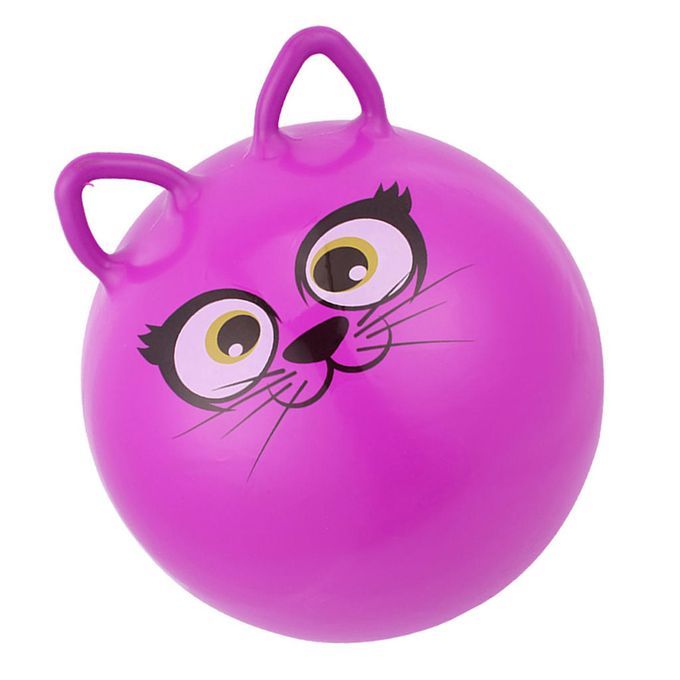 Cute Jump Bouncing Space  Ball Kids Outdoor Toy Inflatable 18" Purple