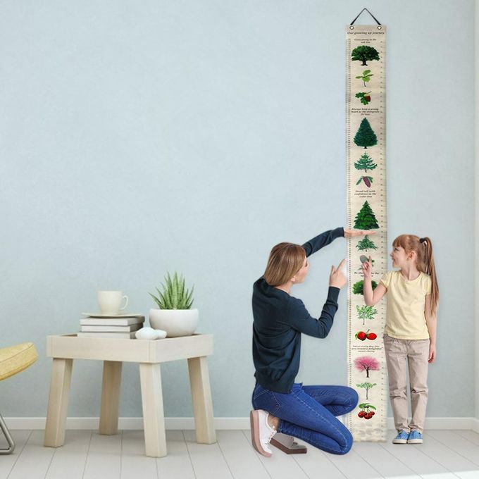 Kids Growth Chart Nursery Decor Removable For Boy Girl Room Living