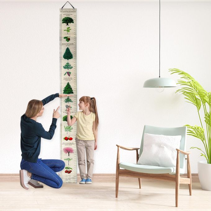 Kids Growth Chart Nursery Decor Removable For Boy Girl Room Living