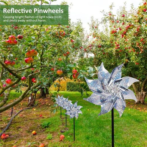 Wind Spinner Reflective Bird Repeller Windmill Garden