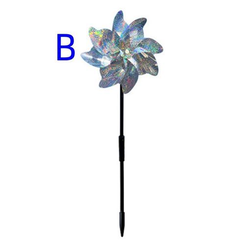 Wind Spinner Reflective Bird Repeller Windmill Garden