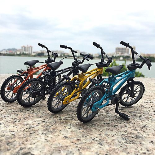 Creative Alloy Miniature Metal Racing Finger Bicycle Bike Model Toy Board Game Home Desktop Ornaments Gift