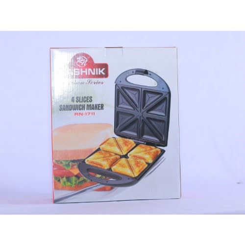 4 Slice Classic And Durable Sandwich Maker And Bread Toaster - 750W
