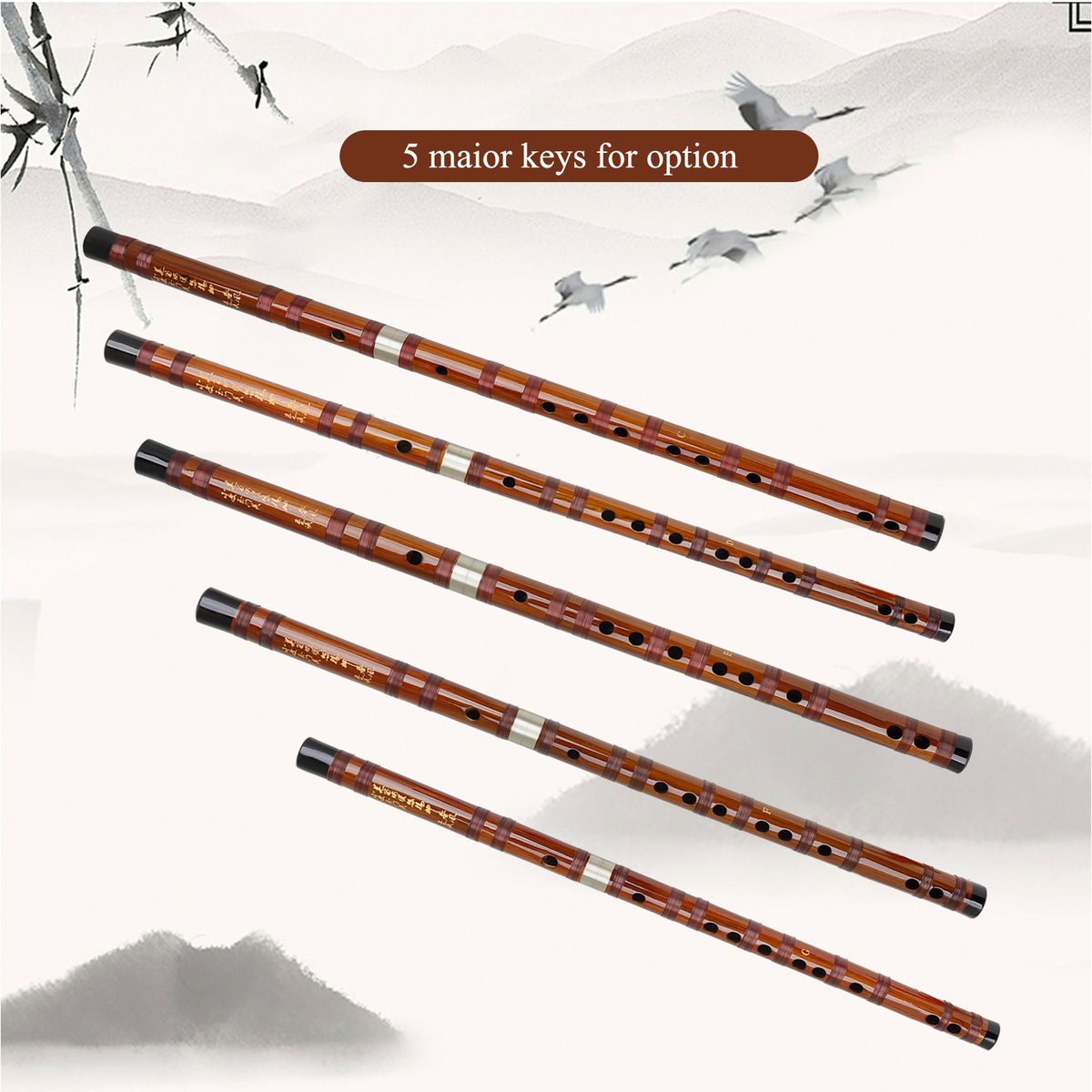 Key Of C Flute Bitter Bamboo Dizi Traditional Chinese