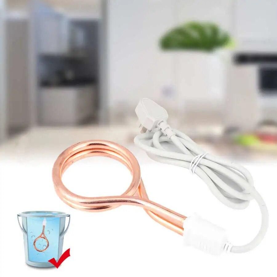 3000W High Power Electric Water Heater Immersion Water Heater Rod Bucket Instant Floating Water Heating Boiler AU Plug 220V