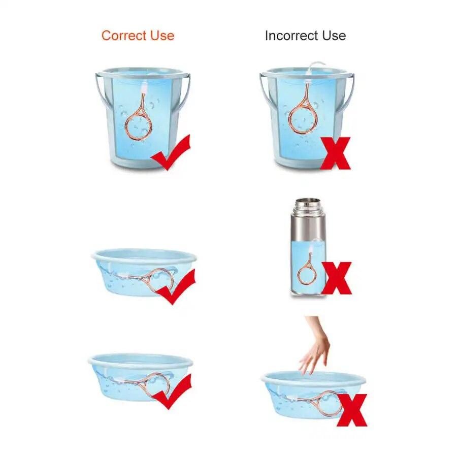 3000W High Power Electric Water Heater Immersion Water Heater Rod Bucket Instant Floating Water Heating Boiler AU Plug 220V