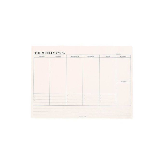 Monthly Planner Tear-Off Pad Productivity For Goals Tasks Week