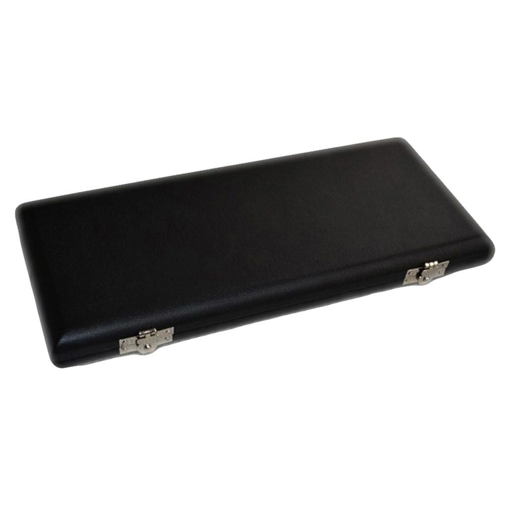 PU Leather Oboe Reed Case, Protects 20 Reeds, Black