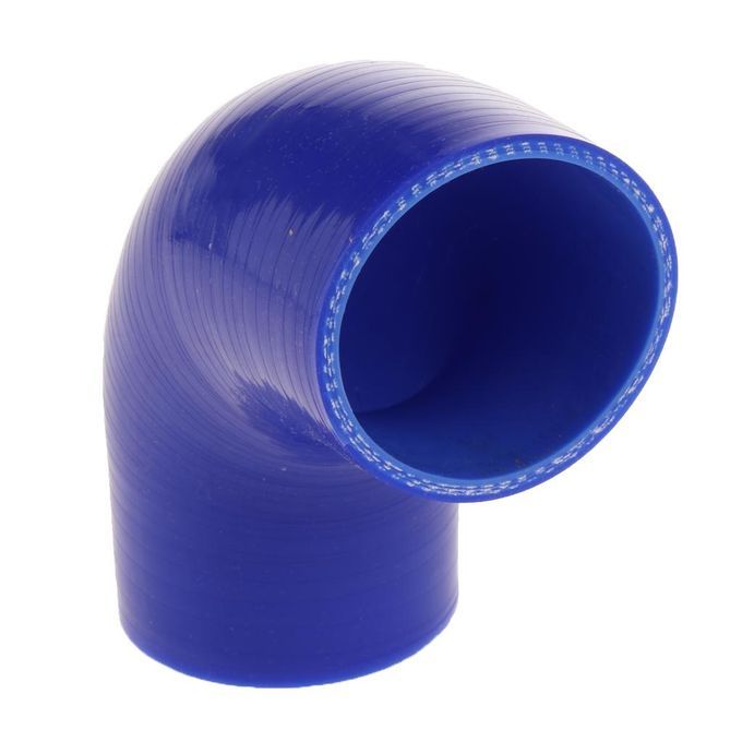 90 Degree 5mm Hose Turbo Silicone Elbows Coupler Pipe Hose  Blue