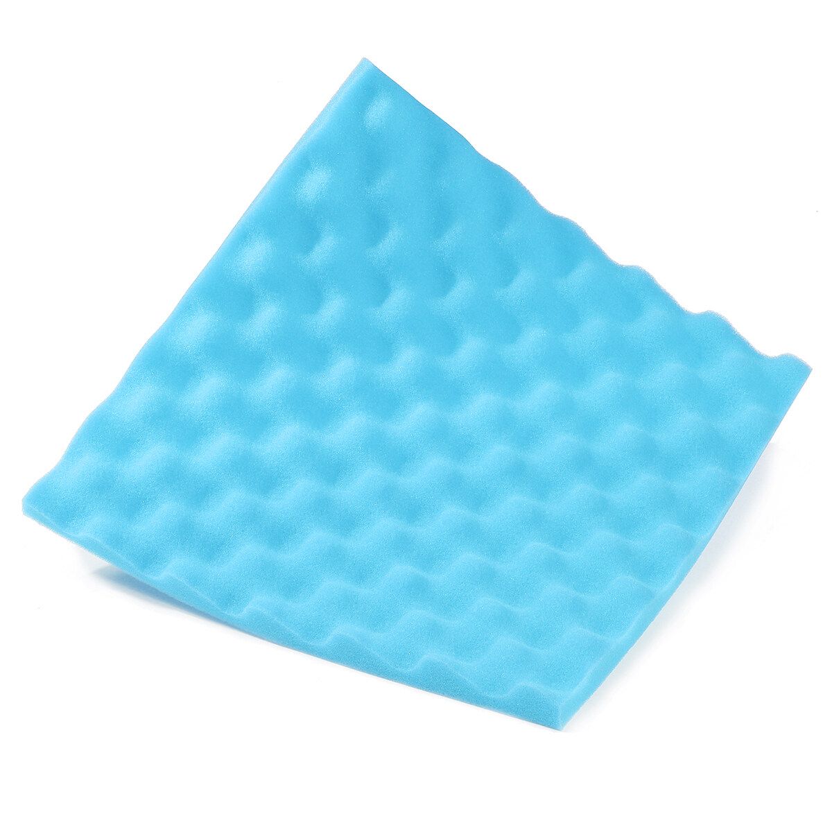 (30X30X2cm) Soundproofing Acoustic Foam Panel Record Studio Sound Proof Egg Crate Wall Tiles Studio Insulation Foam Sound Wedges For Studio Office Home Theater Sky Blue