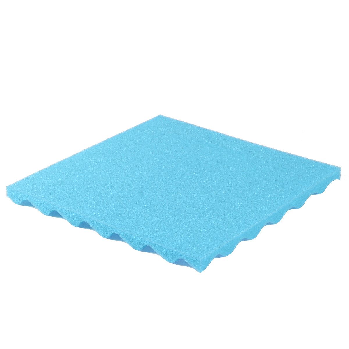 (30X30X2cm) Soundproofing Acoustic Foam Panel Record Studio Sound Proof Egg Crate Wall Tiles Studio Insulation Foam Sound Wedges For Studio Office Home Theater Sky Blue