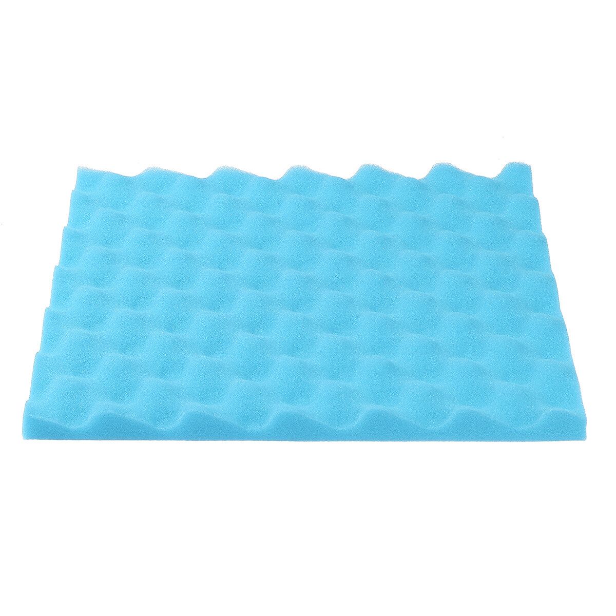 (30X30X2cm) Soundproofing Acoustic Foam Panel Record Studio Sound Proof Egg Crate Wall Tiles Studio Insulation Foam Sound Wedges For Studio Office Home Theater Sky Blue
