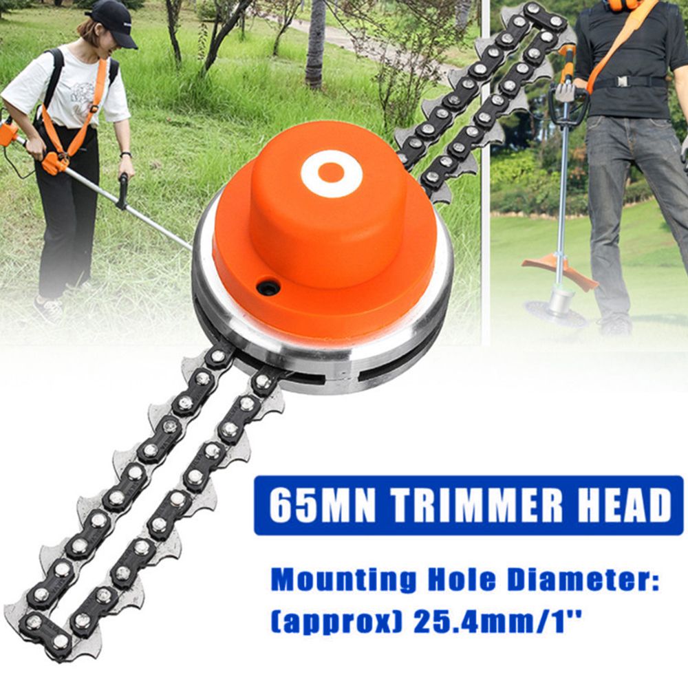65Mn Chain Trimmer Garden Grass Head Brushcutter Trimmer For
