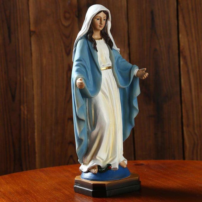 Resin Madonna Virgin Mary Statue Figurine Wedding Gift Xmas Decorative