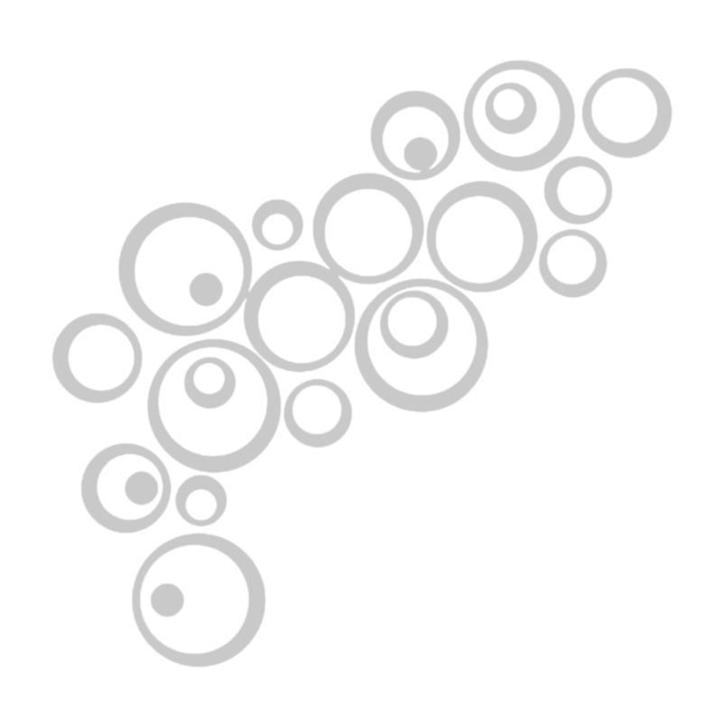 24 PCS 3D DIY Circles Decoration Mirror Wall Stickers For TV Background Home Decor Acrylic Decor Wall Art(Silver)
