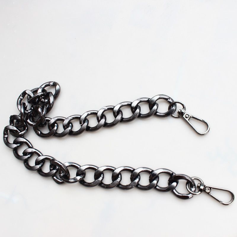 Replacement Metal Chain Thick Aluminum Bag S Handbag Handle Silver Golden Black DIY