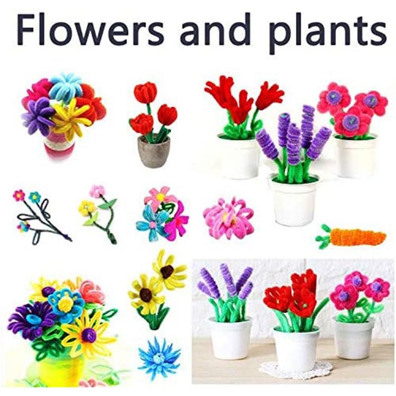 200Pcs Pipe Cleaners Chenille Stems Kids DIY Craft