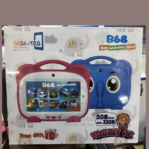 B68  Kids Educational Tablet  -7''- 32GB ROM +2GB RAM  -Dual Sim -Blue