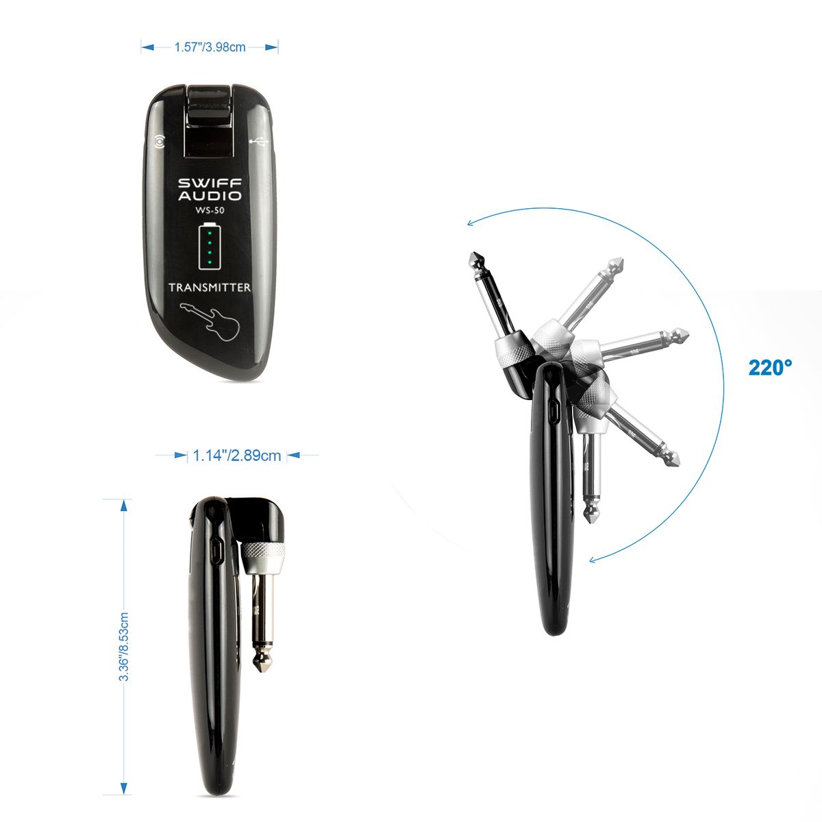 SWIFF WS-50 UHF Digital Guitar Wireless System (Transmitter