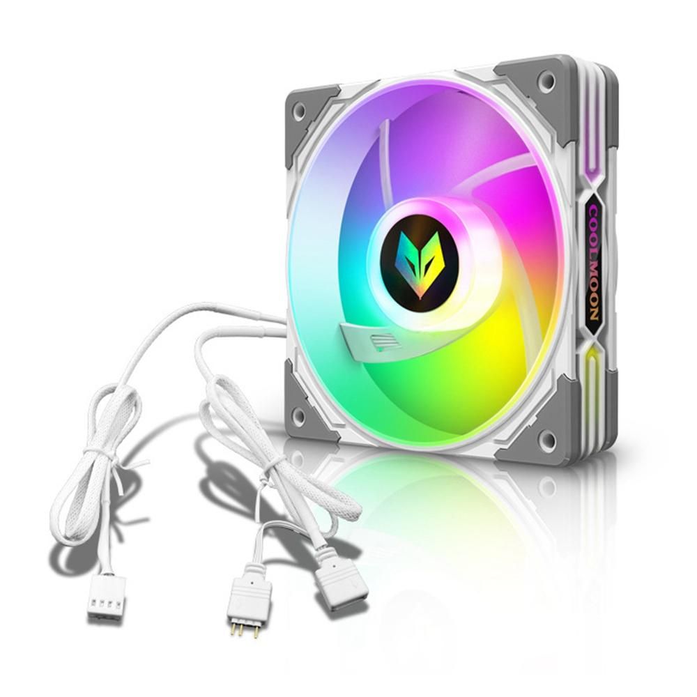 COOLMOON PWM 12CM Computer Temperature Control Cooling Fan