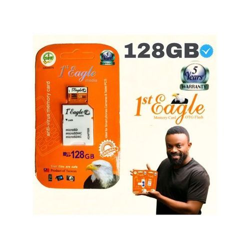 Ist Eagle Media 128GB Powerful Micro Memory SD Card 128gb