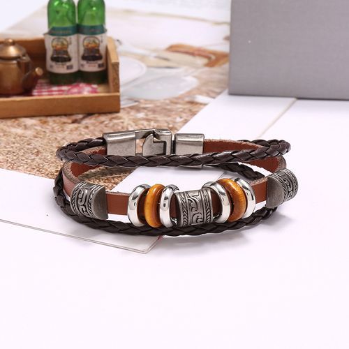 Men's Fashion Leather Bracelet