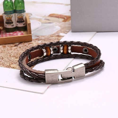 Men's Fashion Leather Bracelet