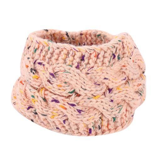 Pink Yarn Spring Winter Ear Warmer Headband For Women