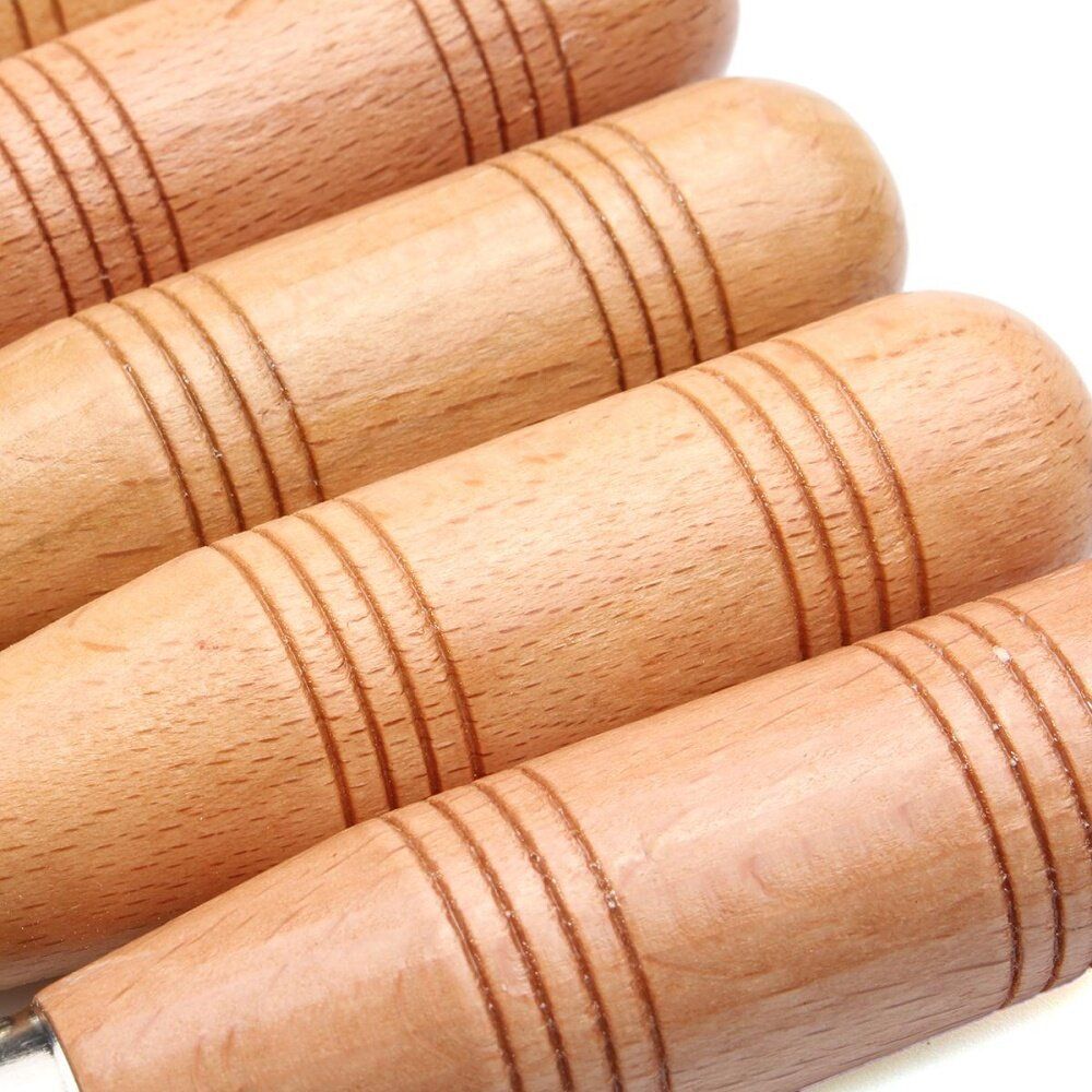 8pcs Carving Wood Handle Chisels Sets Woodworking DIY Tools Professional Gouges