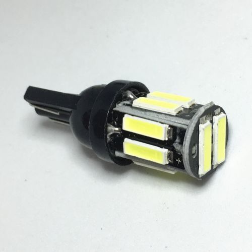 100Pcs T10 White Car Wedge  Reverse Instrument 12VPanel Lamp