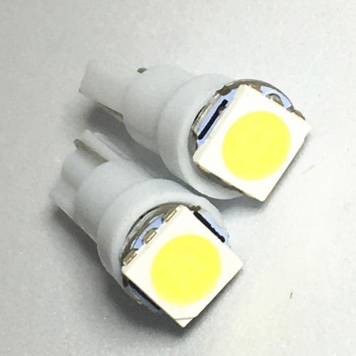 2pcs T5 LED Car Dashboard Instrument Light Bulb 12V
