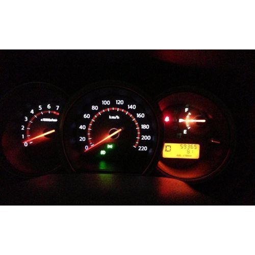 2pcs T5 LED Car Dashboard Instrument Light Bulb 12V