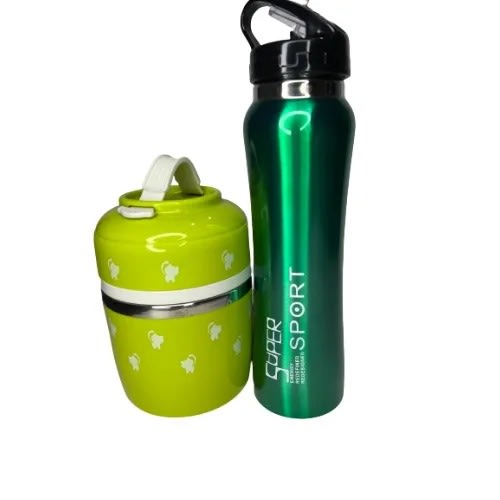 Food Flask & Water Bottle - 2 In 1