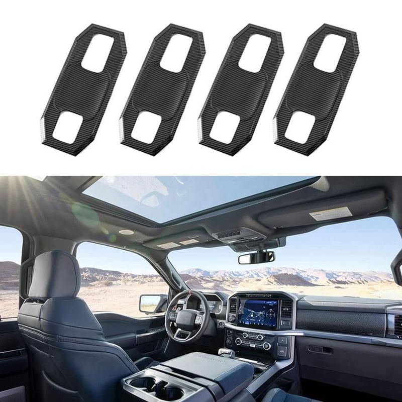 Car Carbon Fiber External Door Handle Bowl Cover Cup Cavity
