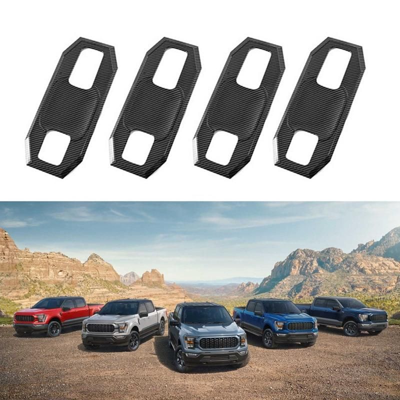 Car Carbon Fiber External Door Handle Bowl Cover Cup Cavity