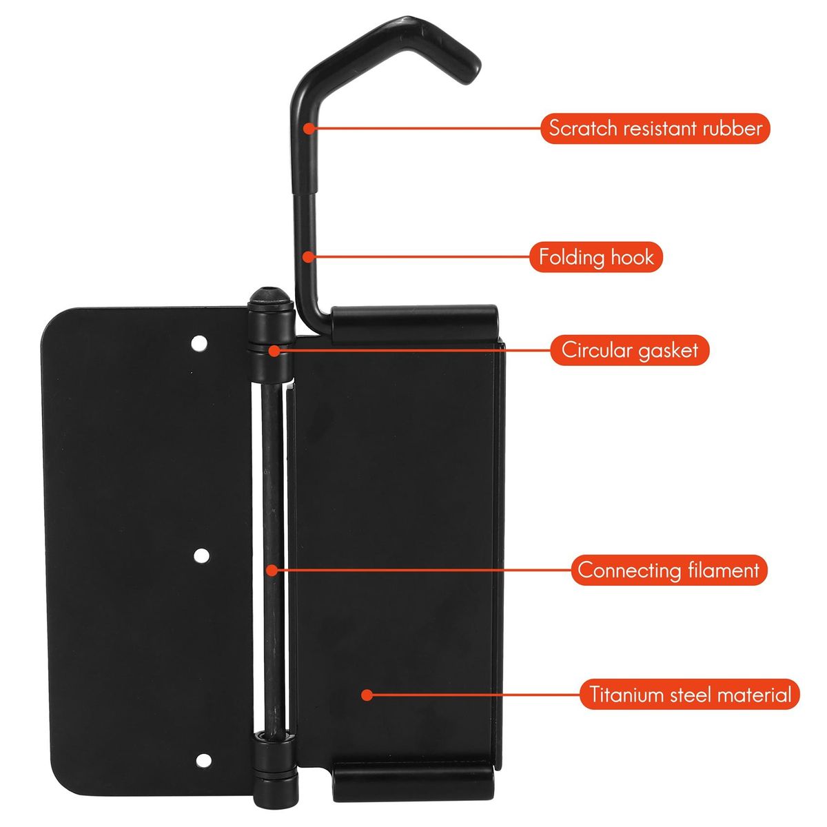 Bike Wall Mount Hook for Indoor Shed Bicycle Hooks with Scre