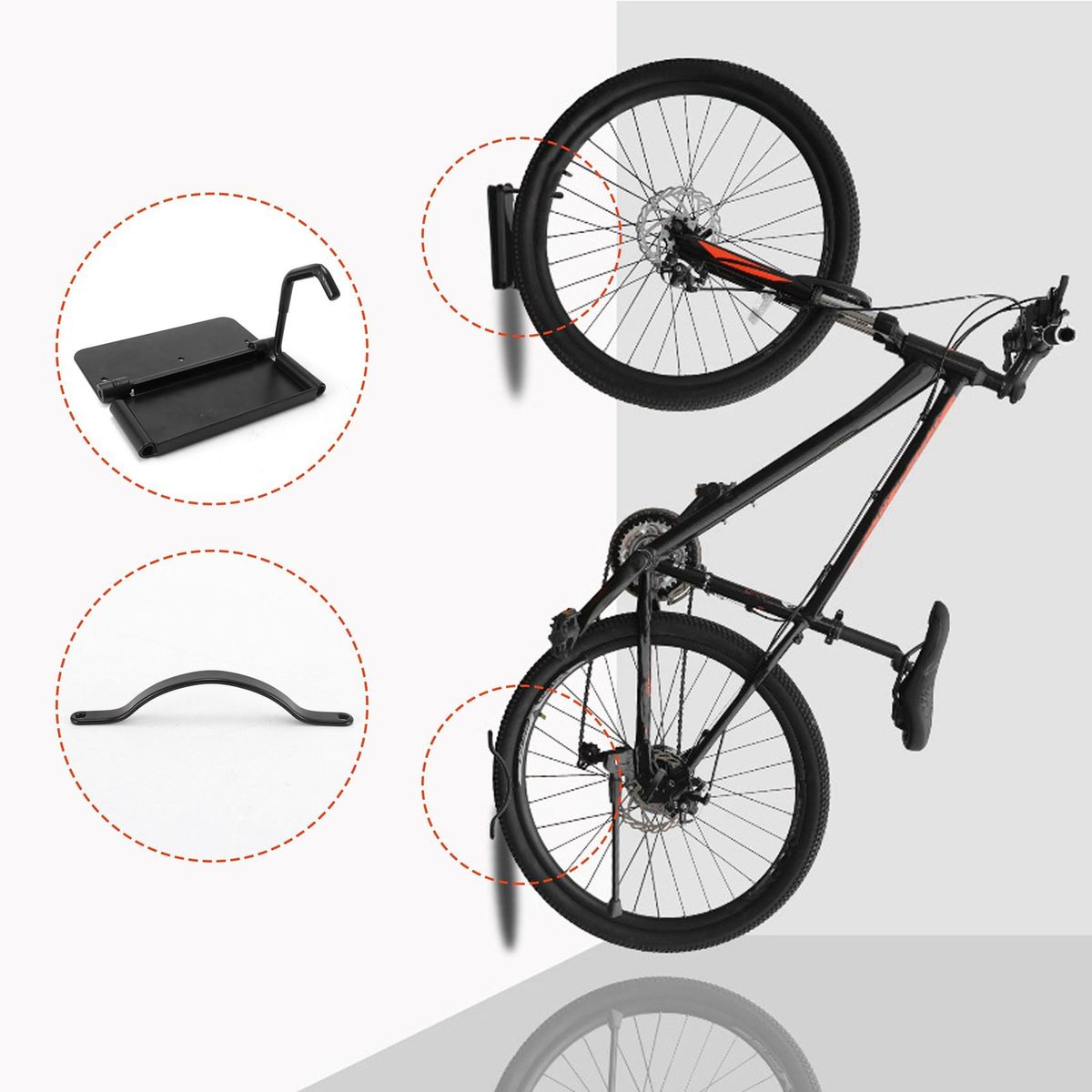 Bike Wall Mount Hook for Indoor Shed Bicycle Hooks with Scre
